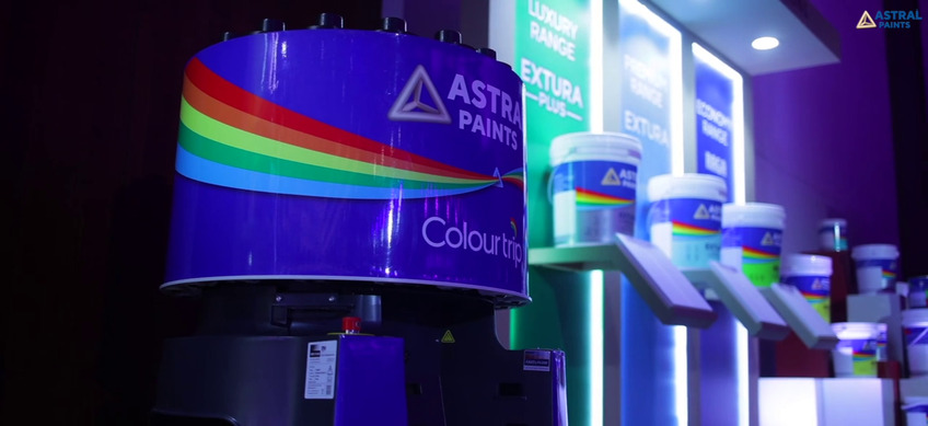 Astral paint product display by Impart - best corporate event planner